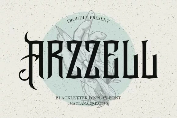 Arzzell Font family