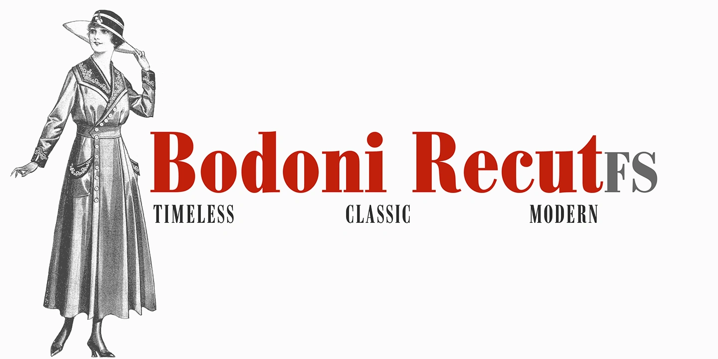 Bodoni Recut Font Family