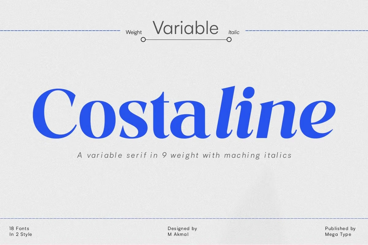 Costaline Font Family