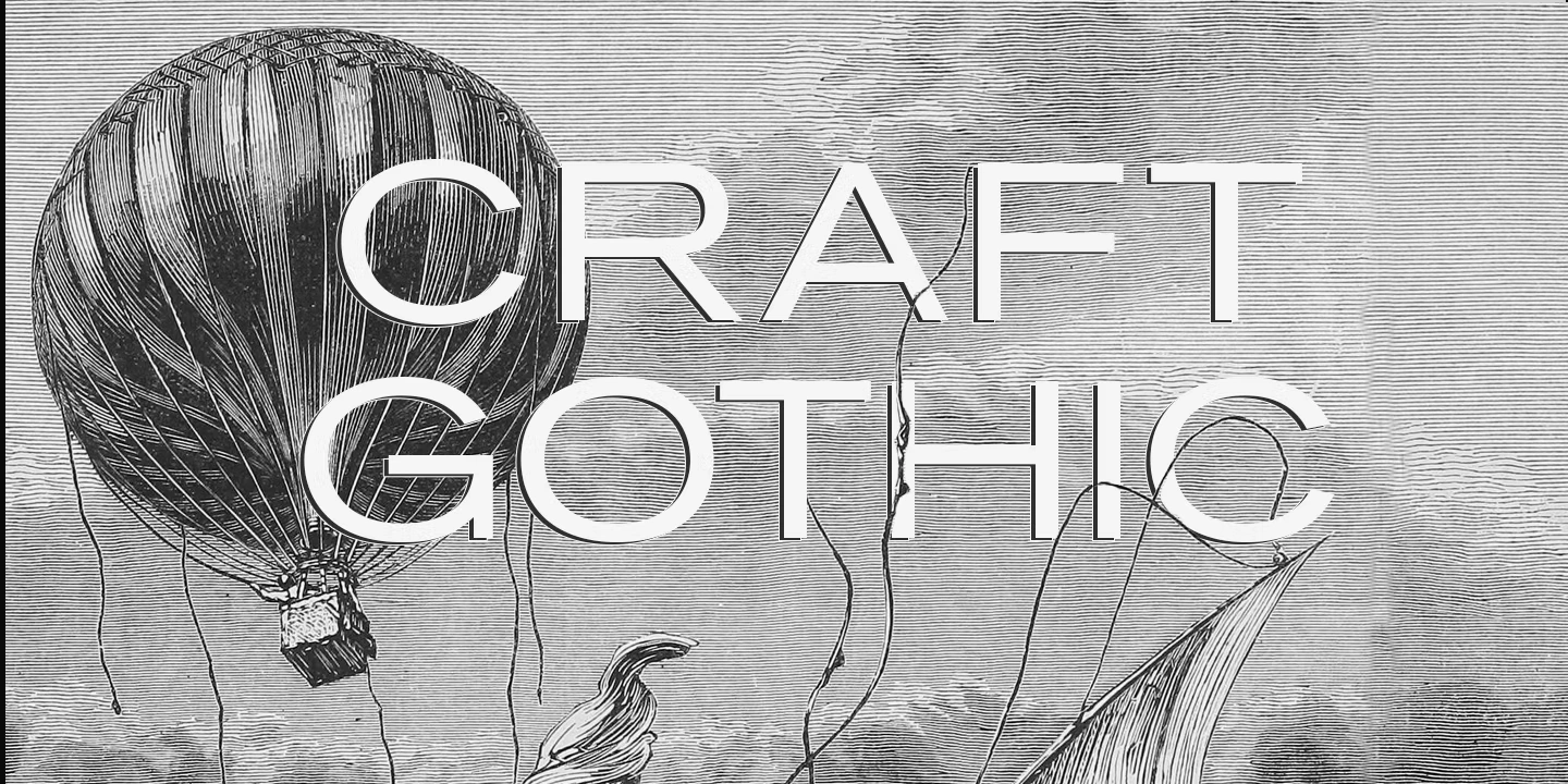 Craft Gothic Familia de fuentes