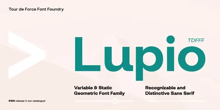 Lupio 글꼴 패밀리