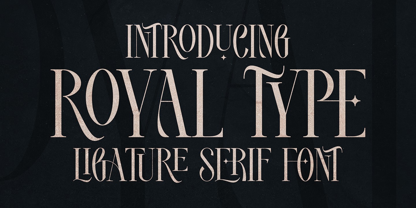 Royal Type Font family