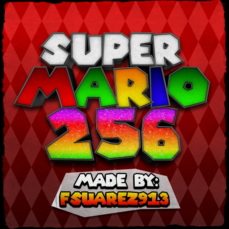 Super Mario 256 Font Family